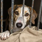 Gil, 6 ans, cette femelle ariégeoise attend une adoption au refuge de l’Arbois à Aix-en-Provence