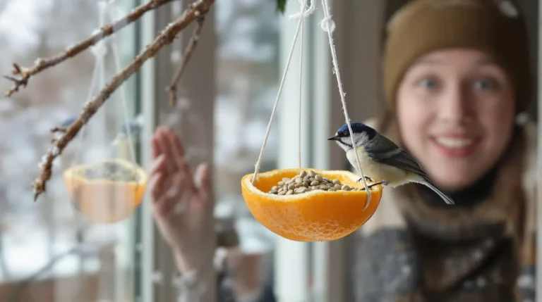 « Je l’ai posée hier, ils sont venus ce matin » : ma mangeoire maison à faire en 5 minutes attire les oiseaux