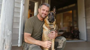 Pour rester avec le Malinois qui l’accompagnait en mission, ce maître-chien choisit de l’adopter